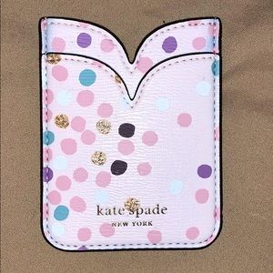 Kate Spade phone wallet sticker never used